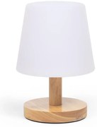 LED stmievateľná stolová lampa v prírodnej farbe (výška 22 cm) Ambar - Kave Home