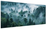 Obraz - Les v hmle (120x50 cm)