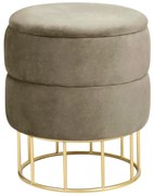 Taburet ELZA samet béžový