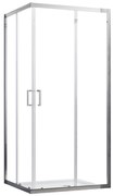 Sprchový kút štvorcový Mika 80x80x190 chróm