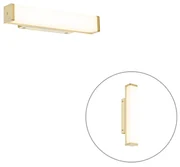 Kúpeľňová nástenná lampa mosadz 32 cm vrátane LED IP44 - Cascada