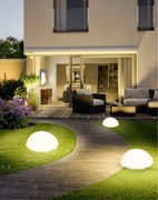 Záhradná lampa polguľa Atmosphere L 50 cm