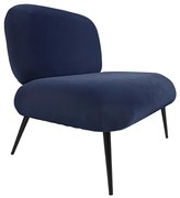 Kreslo Puffed Leitmotiv LM1963BL, modré