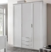 Šatníková skriňa Nadja, 135 cm, biela%