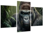 Obraz - Portrét gorily (90x60 cm)