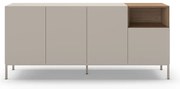 Krémová komoda 180x80 cm Cailin – Marckeric