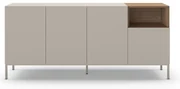 Krémová komoda 180x80 cm Cailin – Marckeric