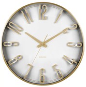 Nástenné hodiny Karlsson KA6016WH, 36cm