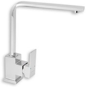 Novaservis Nobless EDGE, stojanková drezová batéria, chrómová, 36713-0