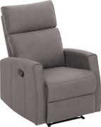 XXXLutz RELAXAČNÉ KRESLO, kov, textil, sivá Xora - Kreslá - 000454003901