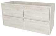 Mereo, Mereo Opto, kúpeľňová skrinka 121 cm, Multidecor, White Loft Pine, MER-CN993SWLP1