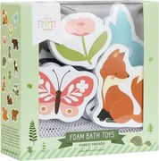 Penové hračky do kúpeľa – Lesní priatelia | 14-dielna sada do vane