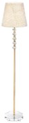 Ideal Lux - Krištáľová stojacia lampa QUEEN 1xE27/60W/230V zlatá