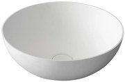 Sapho Sapho, THIN umývadlo na dosku Ø 39 cm, bielá mat, WN185
