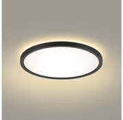 Brilagi - LED Kúpeľňové svietidlo ULTRA SLIM LED/12W/230V pr. 22,5 cm čierna IP54