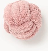 Plyšový uzlový vankúš Dotty