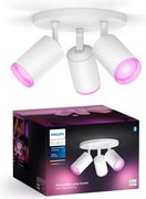 Philips - LED RGBW Stmievateľné bodové svietidlo Hue FUGATO 3xGU10/4,2W/230V biela