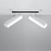 Stropné bodové svietidlo Indiana 2 biely A-496