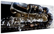 Obraz - Saxofón (120x50 cm)