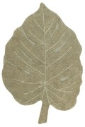 Kaki prateľný ručne tkaný bavlnený detský koberec 120x180 cm Monstera Olive – Lorena Canals