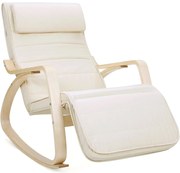 Hojdacie kreslo SONGMICS LYY10M - béžové