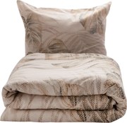 Obliečky zo zmesi bavlny a ľanu Monstera, 160 x 200 cm, 2 ks 70 x 80 cm