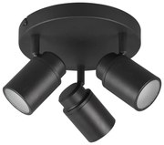 Matne čierne kovové bodové svietidlo Angelo - Trio