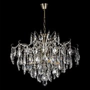 Krištáľový luster na reťazi 6xE27/60W/230V