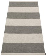 Antracitovo-krémový vnútorný a vonkajší behúň 70x150 cm Bob Charcoal Linen – Pappelina