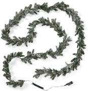 LED girlanda z imitácie jedľových vetvičiek