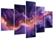 Obraz - Fialová hmlovina (150x105 cm)