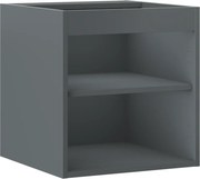 Mexen Box-A, závesná skrinka 45 cm, grafitová matná, 91AX1-0450-470-1-66