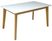 Rozkladací stôl St-968 140/180x80cm Biely/K003