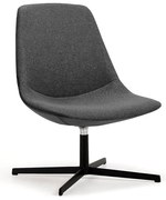 Kreslo LANGLEY, čierna/antracit