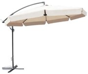 Bestent Záhradný skladací krémový slnečník 350cm