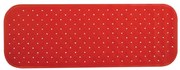 Spirella Protišmyková podložka do vane CLASS Premium, červená, 36 x 97 cm