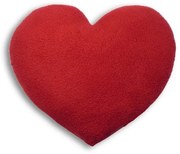 Leschi LESCHÍ Hřející polštářek srdíčko velké 22x22cm červené