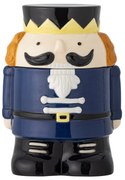 Bloomingville Kameninová úložná dóza Nutcracker Feast Blue 900 ml