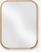 Nástenné zrkadlo's dubovým rámom Levan