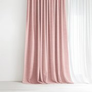 Goldea dekoračný záves peru - púdrovo ružový 160x135 cm