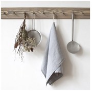 Svetlosivá ľanová utierka Linen Tales, 65 x 45 cm