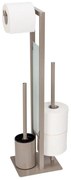 WENKO 25553100 - WC kefa RIVALTA 18x70 cm béžová/čierna