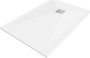 Sprchová vanička MEXEN STONE+ 90x110 cm - biela - minerálny kompozit, 44109011