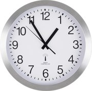 XXXLutz NÁSTENNÉ HODINY strieborná, biela 30 cm Ambia Home - Hodiny - 0090070047