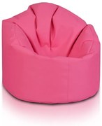INTERMEDIC SK - Sedací vak Star 85x90 cm | ergonomický dizajn s podrúčkami, 300 l Farba: E05 - Ružová(ekokoža)
