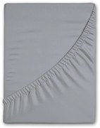 Sivá napínacia flanelová plachta 90x200 cm – Good Morning