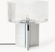 Stolová lampa's drážkovaným sklom Emmi
