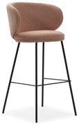 Svetloružové barové stoličky v súprave 2 ks (výška sedadla 65 cm) Rush – Marckeric