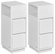 Set dvoch nočných stolíkov LET856W01 (2ks)
