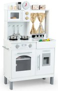 Drevená detská kuchynka na hranie Detská kuchynka s 3 výškovými nastaveniami